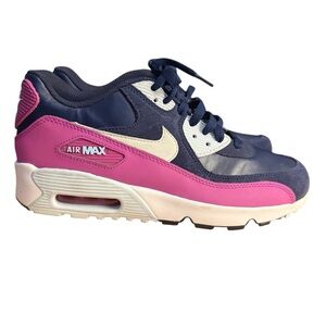 Nike Kids Air Max Pink and Blue Sneakers Size 7Y
